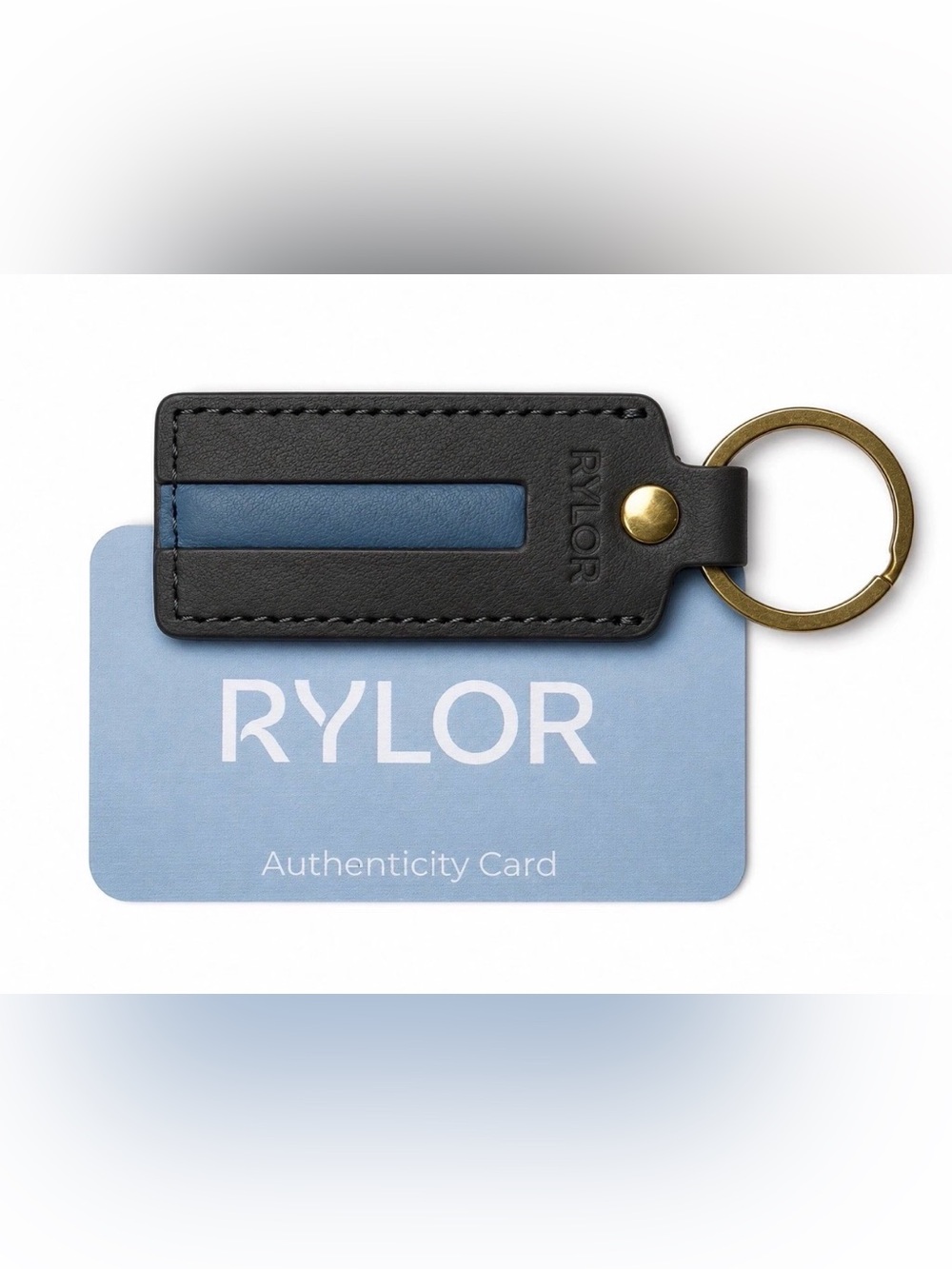 RYLOR Heritage Stripe Keychain + Authenticity Card